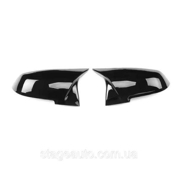 Накладки на зеркала M-performance BMW БМВ 6 series F12 F13 F06 Черный глянец