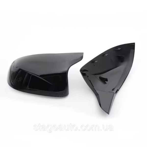 Накладки на зеркала M-performance BMW БМВ X6 X5 series F16 F15 Черный глянец