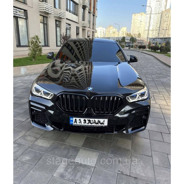 Накладки на зеркала M-performance BMW БМВ X6 X5 series G06 G05 Черный глянец