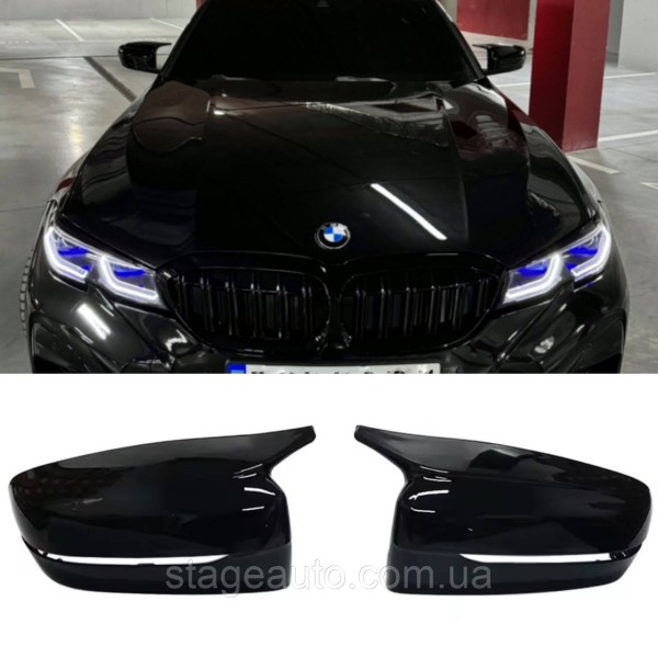 Mirror covers M-performance BMW BMW 3 series G20 G21 Black gloss