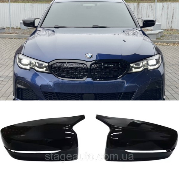 Mirror covers M-performance BMW BMW 3 series G20 G21 Black gloss