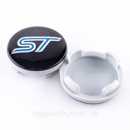 Колпачки заглушки на литые диски FORD Форд ST 54 мм Синие 6M21-1003