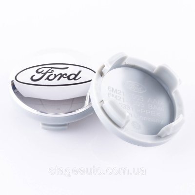 Ковпачки заглушки на литі диски FORD Форд 54 мм Хромовані 6M21-1003