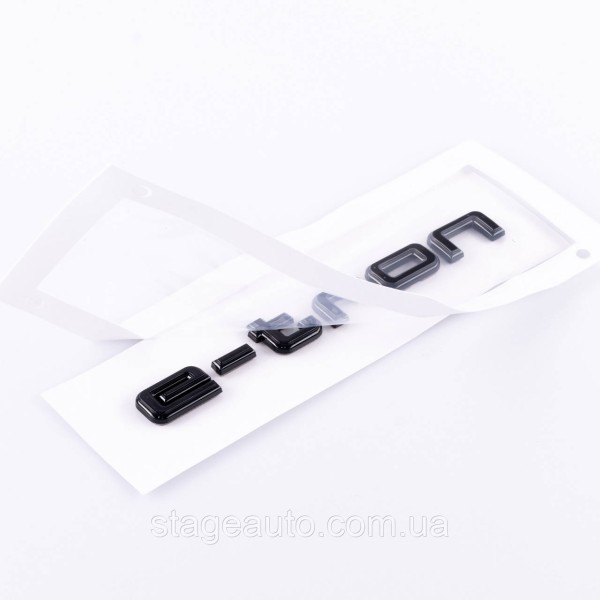 Trunk badge , trunk emblem Audi Audi e-tron e- tron Black
