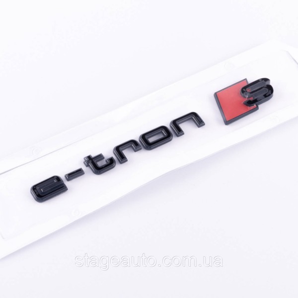 Trunk badge , trunk emblem Audi Audi e-tron S e-tron S Black