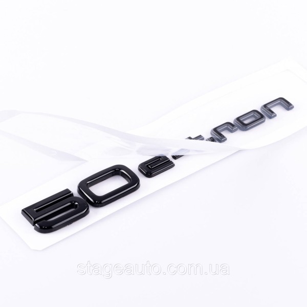 Trunk badge , trunk emblem Audi Audi 50 e-tron 50 e- tron Black