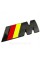 Металлическая эмблема (логотип) M Power BMW (БМВ) шильдик на багажник 8.9 x 2.9см