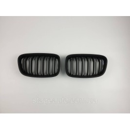 Ноздри на BMW 1 Series F20 / F21 2011-2015 год Черные Матовые ( Двойные M-Look )