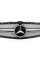 Решетка радиатора на Mercedes C-Class W205 2014-2018 год AMG стиль Silver ( с местом под камеру )