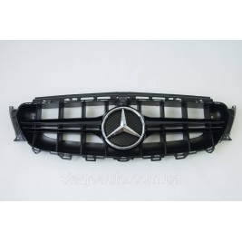 Решетка радиатора на Mercedes E-Class W213 2016-2020 год AMG 63S стиль ( Черная )