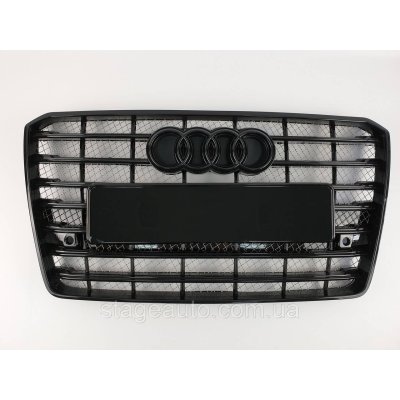 Radiator grille Audi A8 2014-2017 year Black ( in W12 style)