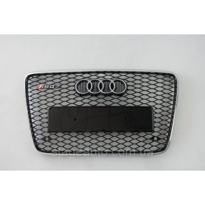 Radiator grille Audi Q7 2009-2015 year Black with chrome frame ( in RS style)
