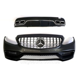 Комплект обвеса на Mercedes C-Class W205 2014-2018 год ( в стиле C63 AMG )