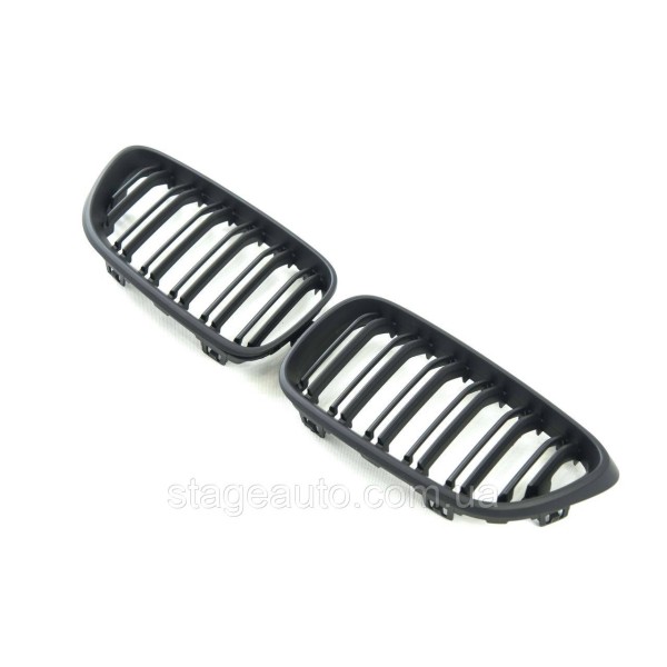 Nostrils for BMW 2 Series F22/ F23 2013-2019 Black Matte ( Double M-Look)