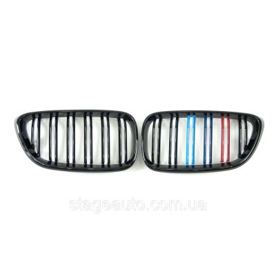 Ноздрі на BMW 2 Series F22 / F23 2013-2019 рік M-color ( Подвійні M-Look)