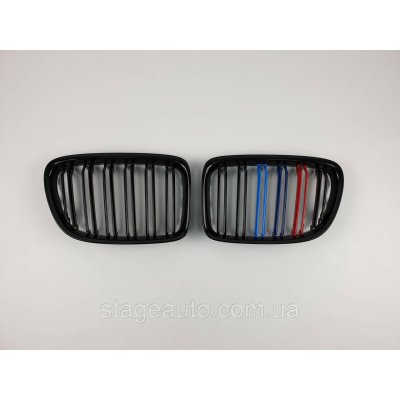 Ніздрі на BMW X1 E84 2012-2015 рік M-color ( Подвійні M-Look)