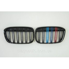 Ноздри на BMW X1 F48 2015-2019 год M-color ( Двойные M-Look )