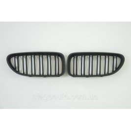 Ноздри на BMW 6 Series F06 / F12 / F13 2012-2017 год Черные Матовые ( Двойные M-Look )