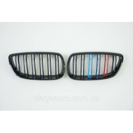 Ноздри на BMW 3 Series E92 / E93 2006-2010 год M-color ( Двойные M-Look )
