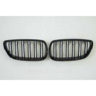 Ноздрі на BMW 3 Series E92 / E93 2006-2010 рік Чорні Глянцеві ( Подвійні M-Look)