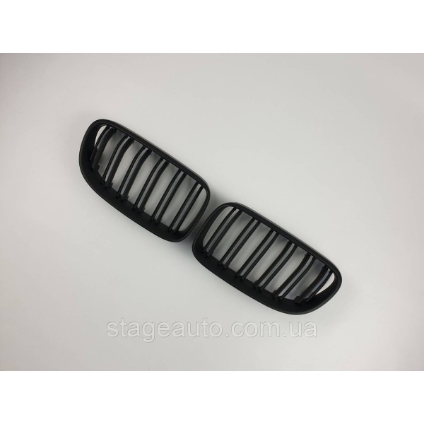 Ноздри на BMW 3 Series E92 / E93 2010-2013 год Черные Матовые ( Двойные M-Look )