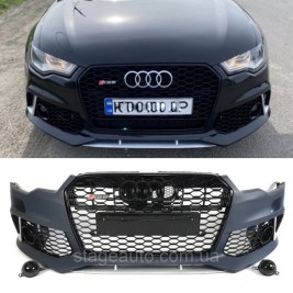 RS style front bumper for Audi A6 C7 2011-2014