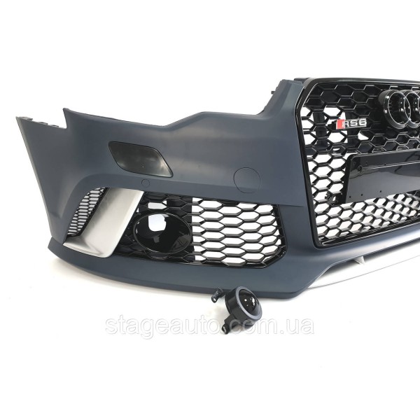 RS style front bumper for Audi A6 C7 2011-2014