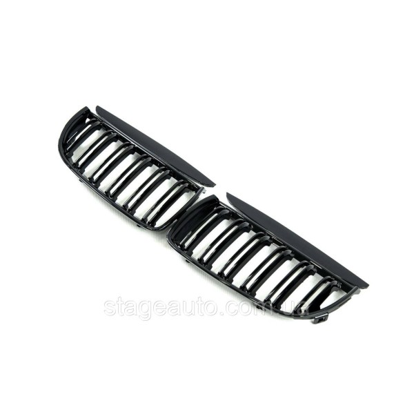Ноздри на BMW 3 Series E90 / E91 2005-2008 год Черные Глянцевые ( Двойные M-Look )