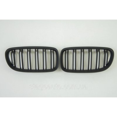 Nostrils for BMW 3 Series E90/ E91 2008-2012 Black Matte ( Double M-Look)