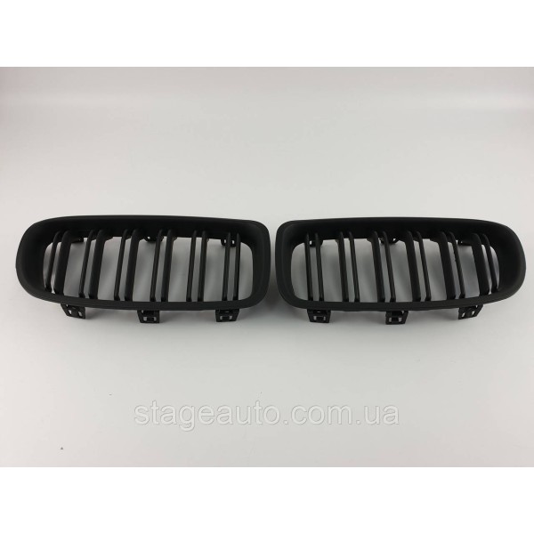 Ноздри на BMW 3 Series F30 / F31 / F35 2012-2018 год Черные Матовые ( Двойные M-Look )