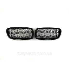 Ноздри на BMW 3 Series F30 / F31 / F35 2012-2018 год Diamond Silver