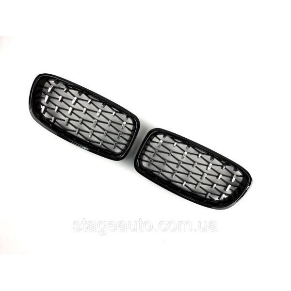 Ноздри на BMW 3 Series F30 / F31 / F35 2012-2018 год Diamond Silver