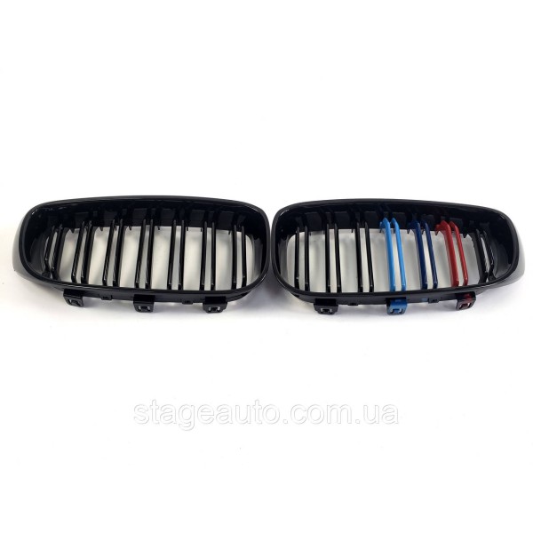 Ноздри на BMW 3 Series F34 GT 2013-2019 год M-color ( Двойные M-Look )