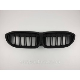 Ноздри на BMW 3 Series G20 / G21 2018-2020 год Черные Матовые ( Двойные M-Look )