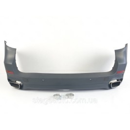 Задний бампер на BMW X5 F15 2013-2018 год ( M Sport Paket )