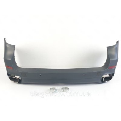 Задній бампер на BMW X5 F15 2013-2018 рік ( M Sport Paket)