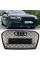 Решетка радиатора Audi A6 2014-2018год Черная (в стиле RS)