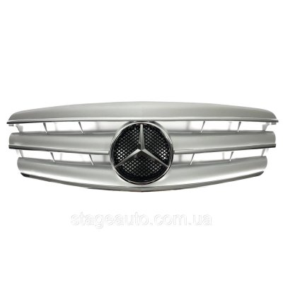 Решітка радіатора на Mercedes S-Class W221 2005-2009 року ( CL Silver )