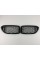Ноздри на BMW 5 Series G30 / G31 / F90 2017-2020 год Diamond ( Черные с серым )
