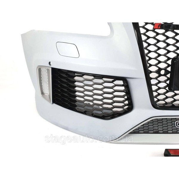 Передний бампер в стиле RS на Audi Q5 8R 2012-2016 год
