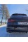 Диффузор с насадками в стиле RS на Audi A6 C7 2014-2018 год Черный хром насадки ( Обычный бампер )
