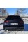 Диффузор с насадками в стиле RS на Audi A6 C7 2014-2018 год Черный хром насадки ( Обычный бампер )