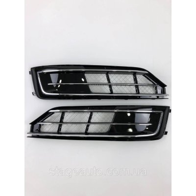 Front bumper grille Audi A8 D4 2014-2017 ( W12 style )