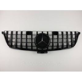 Решетка радиатора на Mercedes ML-Class W166 2011-2015 год GT Panamericana ( Черная глянцевая )