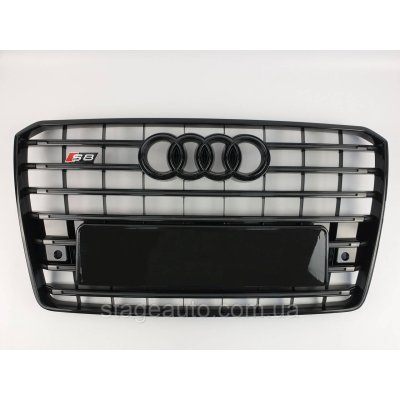 Radiator grille Audi A8 2014-2017 year Black ( in S-Line style)