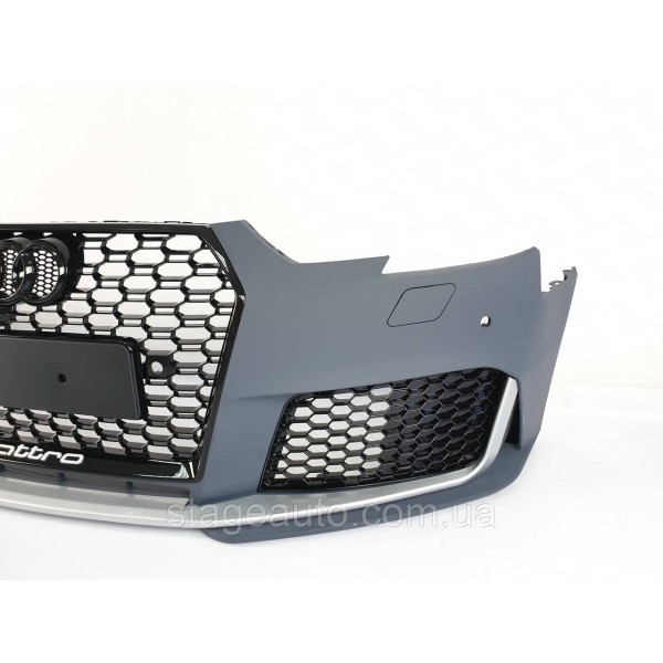 Передній бампер у стилі RS на Audi A4 B9 2015-2019 рік