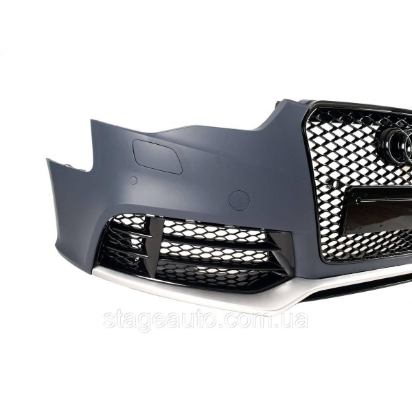 Передний бампер на Audi A5 2011-2016 года ( стиль Audi RS5 )