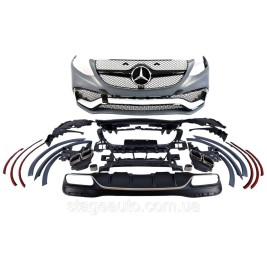 Комплект обвеса на Mercedes GLE-Class W166 2015-2018 год ( в стиле GLE63 AMG ) V1