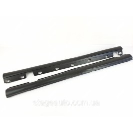 Накладки на пороги на Mercedes-Benz S-Class W221 2005-2012 год ( в стиле S63 AMG )