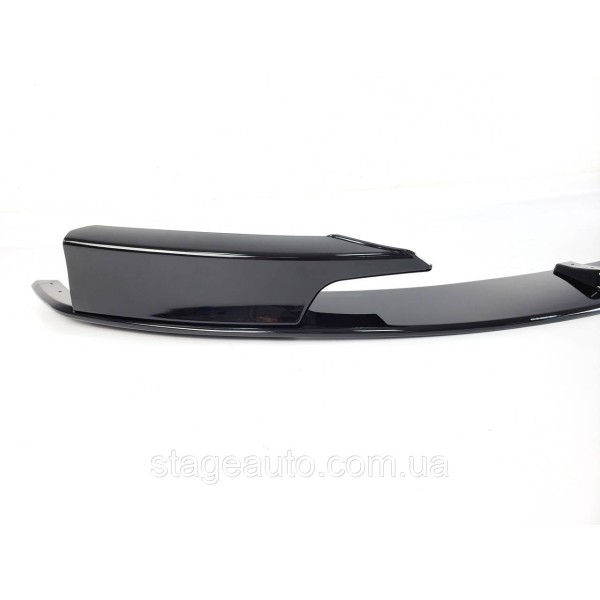Lip for BMW 3 Series F30 2012-2018 M -performance ( Glossy black ) V1